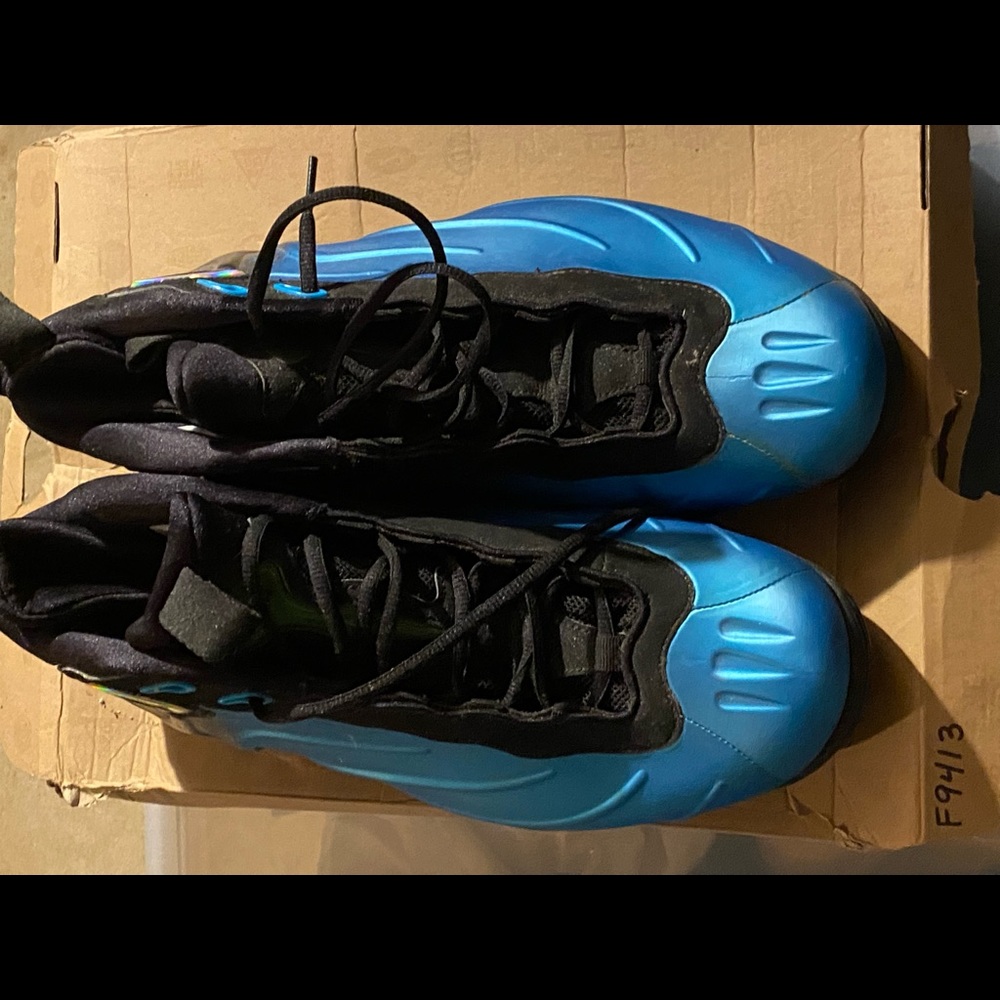 BRAND NEW W/BOX AUTHENTIC NEVER WORN TIM DUNCAN SIZE 12 BLUE FOAMPOSITE NIKE MAX